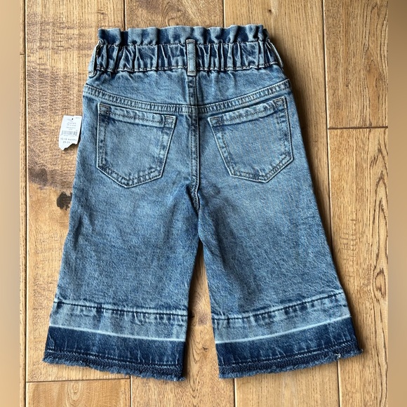 NEW Baby Gap Denim Ruffle Stride Ankle Jeans size 12-18 Months - Picture 6 of 8